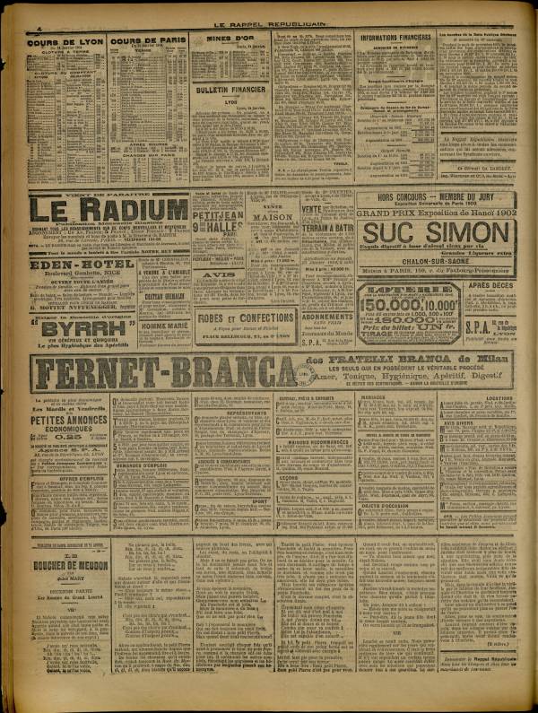 
						Affichage en mode lecture de la page
					