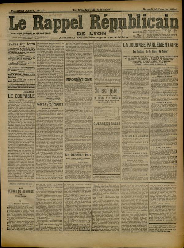 
						Affichage en mode lecture de la page
					