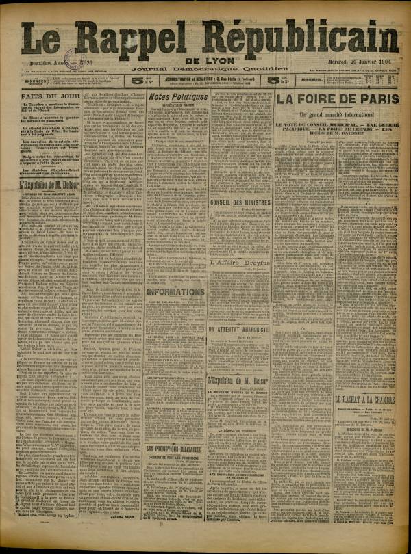 
						Affichage en mode lecture de la page
					