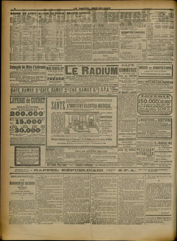 
						Affichage en mode lecture de la page
					
