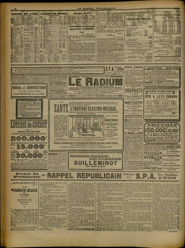
						Affichage en mode lecture de la page
					