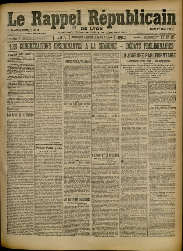 
						Affichage en mode lecture de la page
					