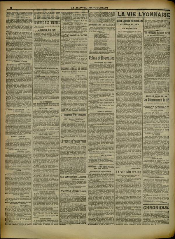 
						Affichage en mode lecture de la page
					