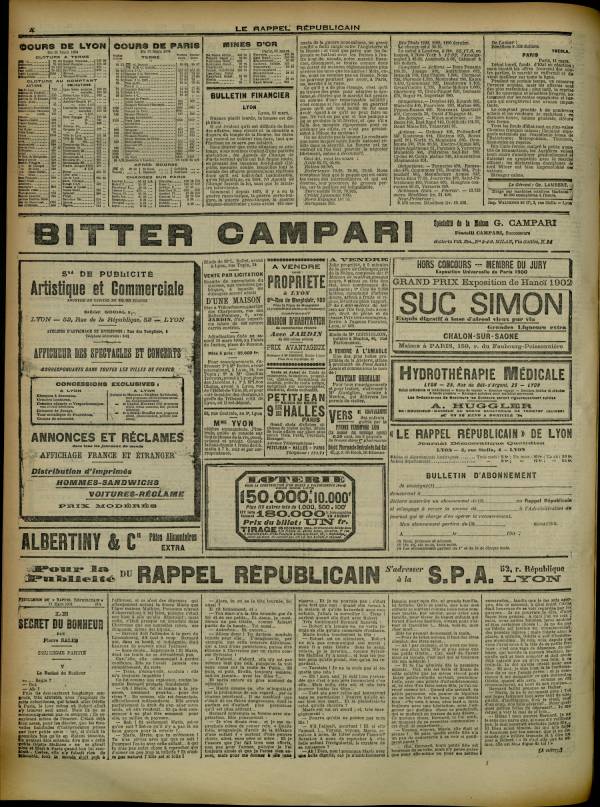 
						Affichage en mode lecture de la page
					