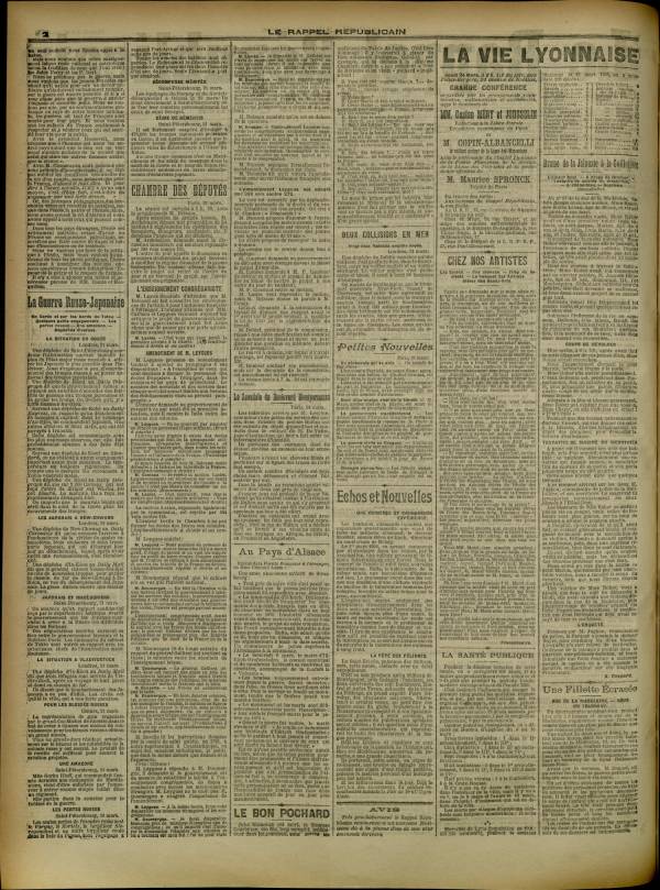 
						Affichage en mode lecture de la page
					