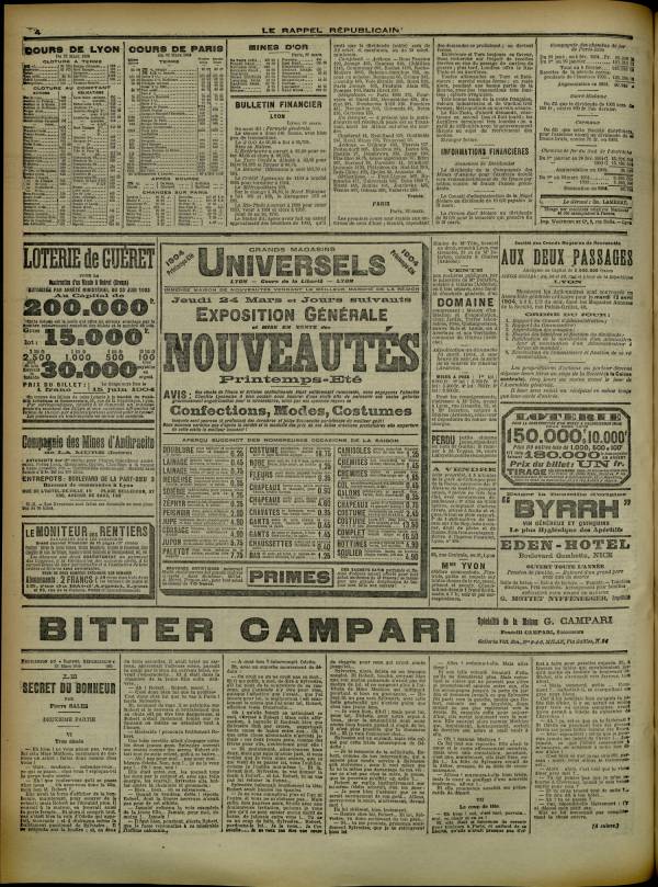 
						Affichage en mode lecture de la page
					
