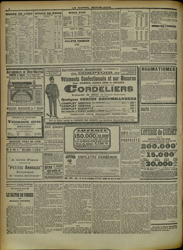 
						Affichage en mode lecture de la page
					