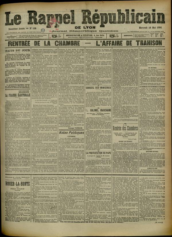 
						Affichage en mode lecture de la page
					