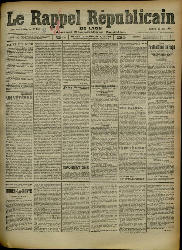 
						Affichage en mode lecture de la page
					