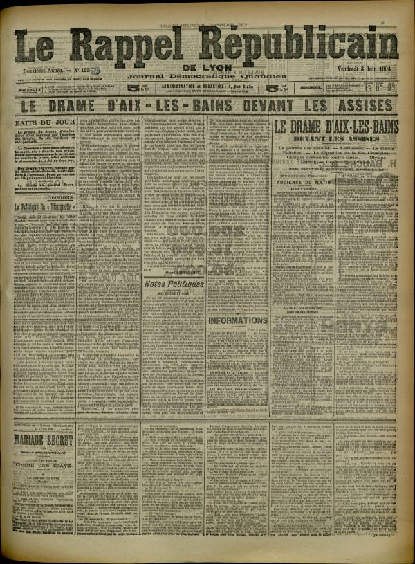 
						Affichage en mode lecture de la page
					