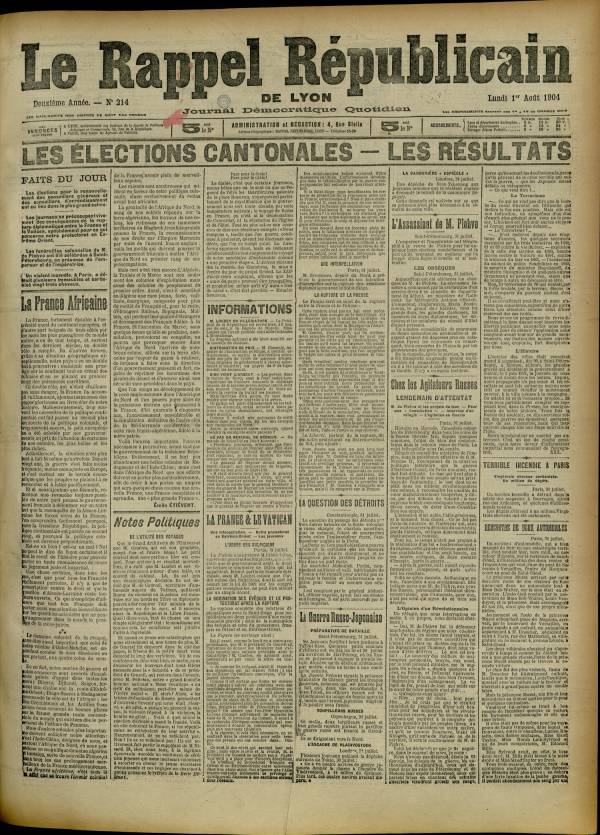 
						Affichage en mode lecture de la page
					
