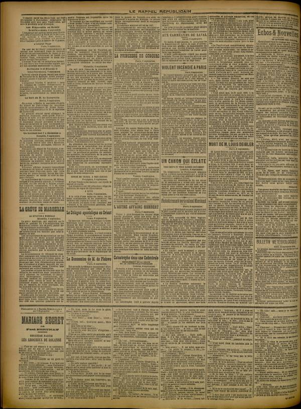 
						Affichage en mode lecture de la page
					