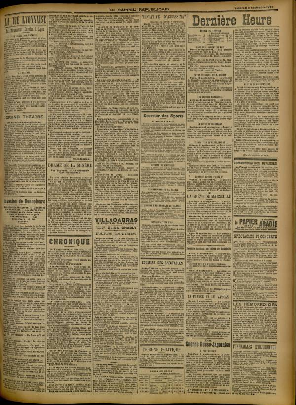 
						Affichage en mode lecture de la page
					