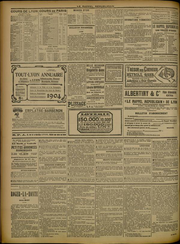 
						Affichage en mode lecture de la page
					