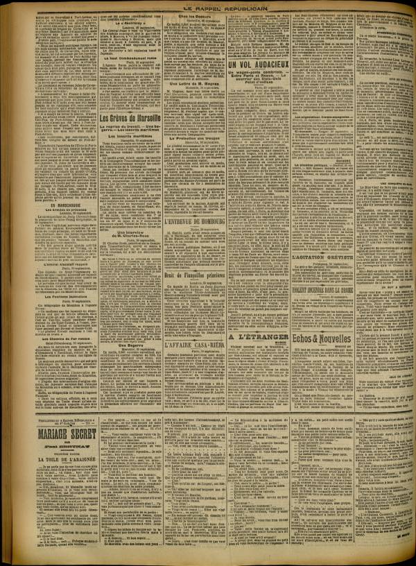 
						Affichage en mode lecture de la page
					