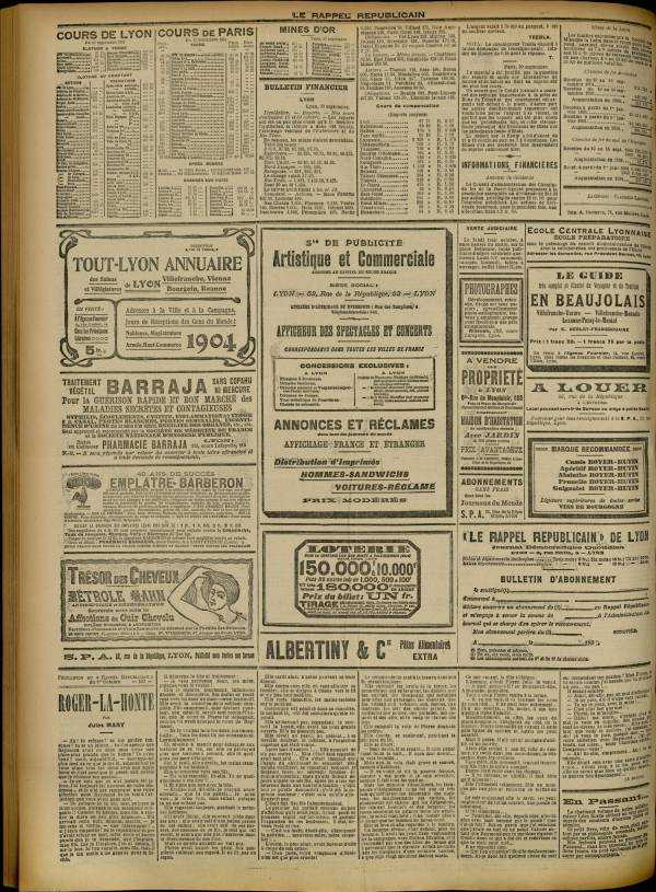 
						Affichage en mode lecture de la page
					