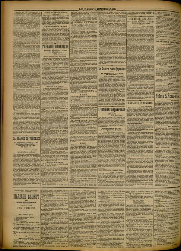 
						Affichage en mode lecture de la page
					