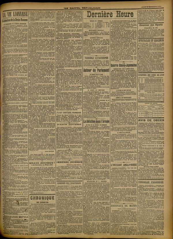 
						Affichage en mode lecture de la page
					