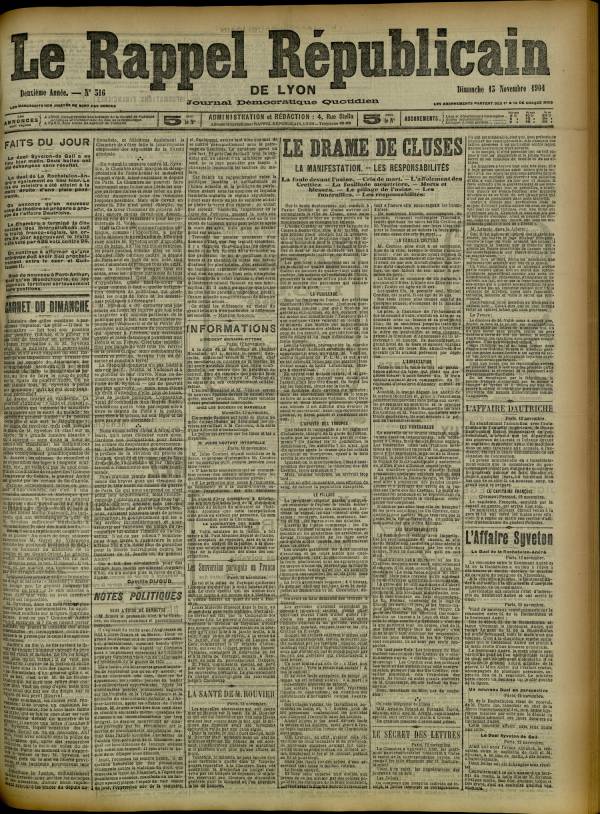 
						Affichage en mode lecture de la page
					