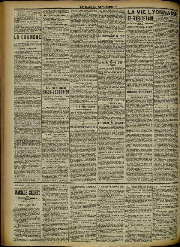 
						Affichage en mode lecture de la page
					