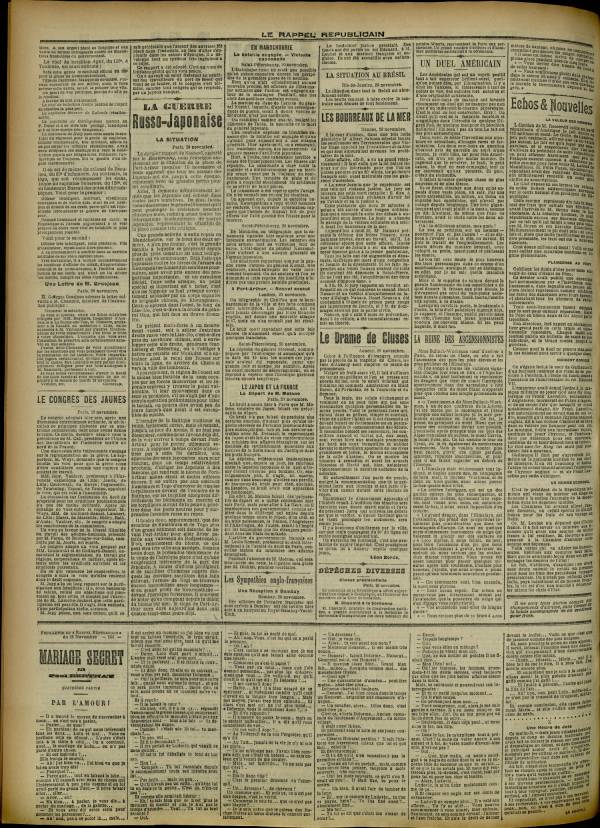 
						Affichage en mode lecture de la page
					