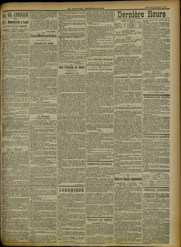 
						Affichage en mode lecture de la page
					