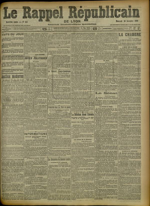 
						Affichage en mode lecture de la page
					