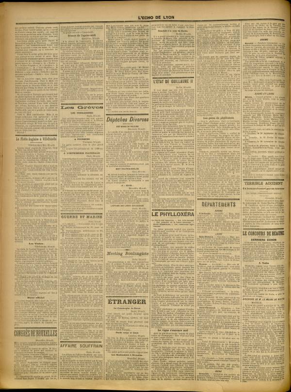 
						Affichage en mode lecture de la page
					