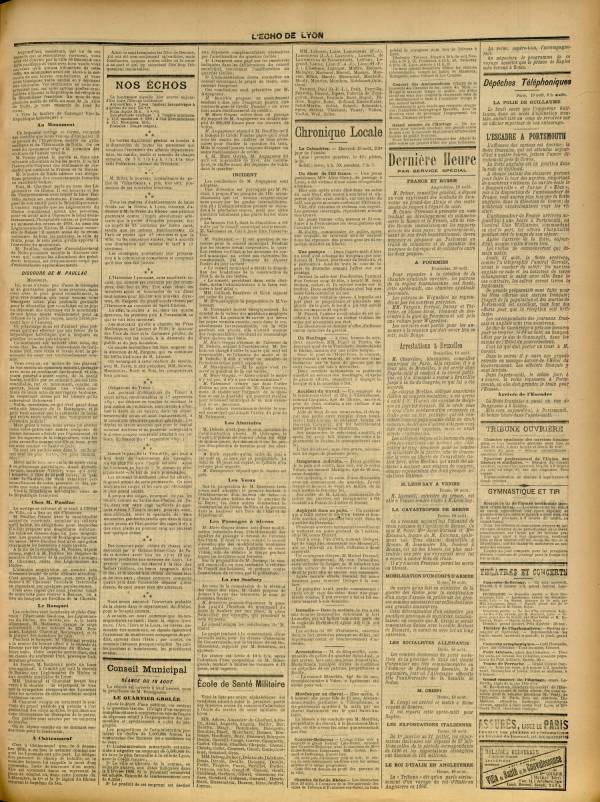 
						Affichage en mode lecture de la page
					