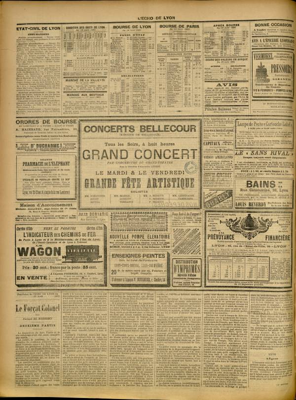 
						Affichage en mode lecture de la page
					