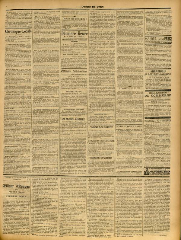 
						Affichage en mode lecture de la page
					