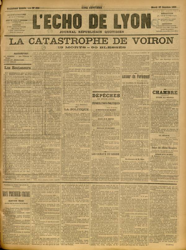 
						Affichage en mode lecture de la page
					