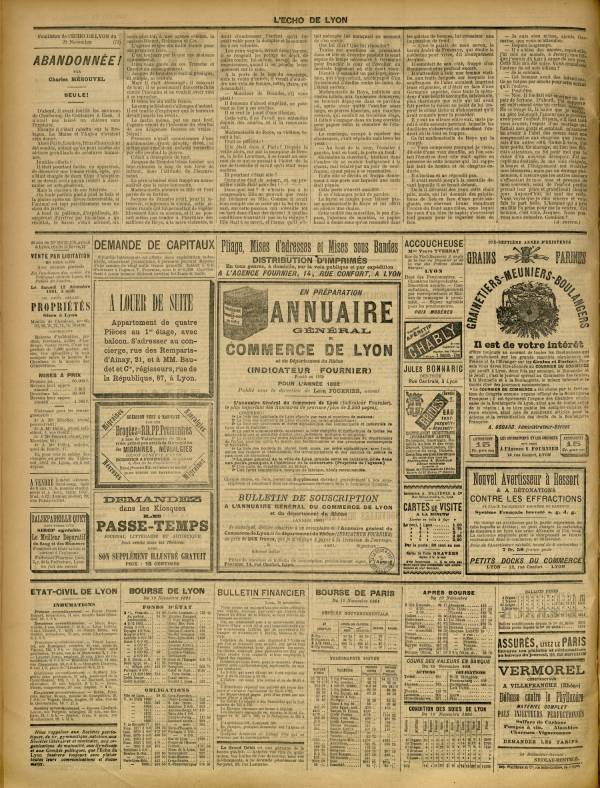 
						Affichage en mode lecture de la page
					