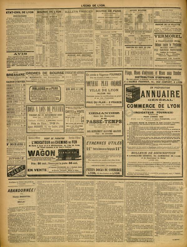
						Affichage en mode lecture de la page
					