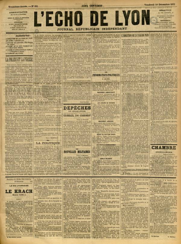 
						Affichage en mode lecture de la page
					