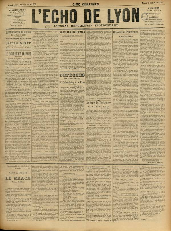 
						Affichage en mode lecture de la page
					