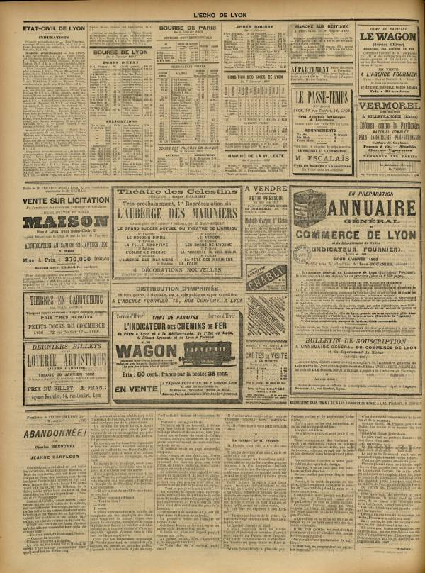 
						Affichage en mode lecture de la page
					