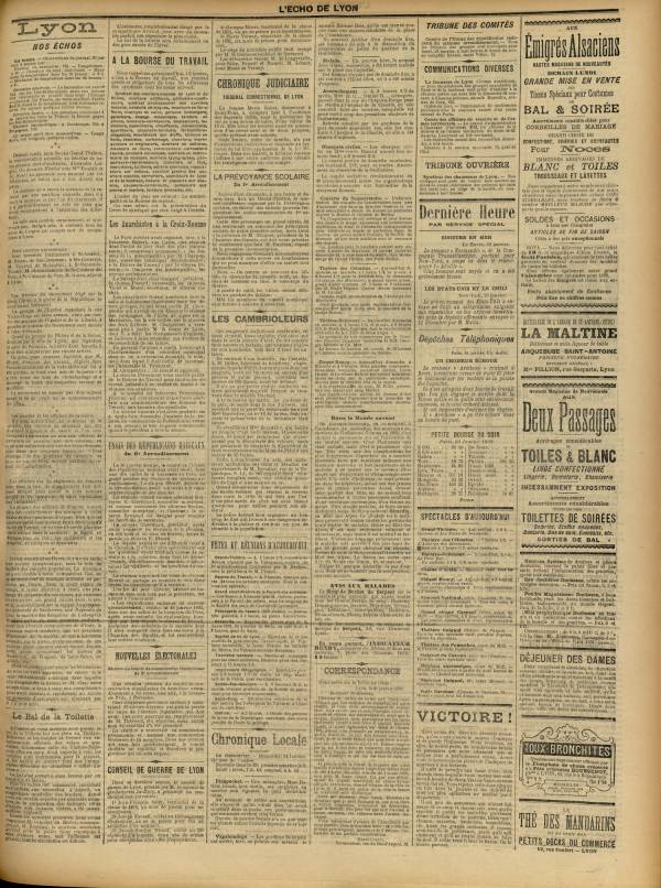 
						Affichage en mode lecture de la page
					