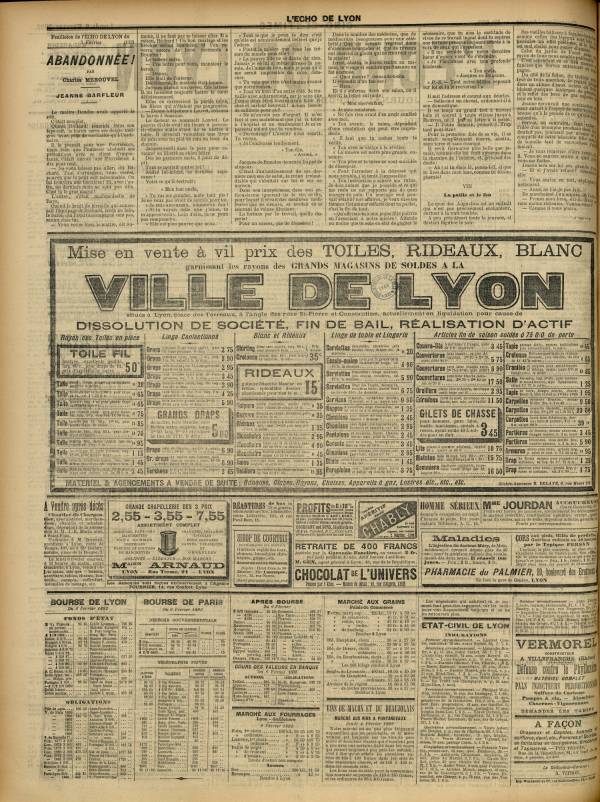 
						Affichage en mode lecture de la page
					