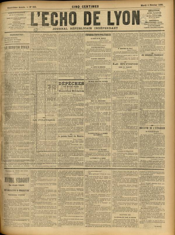 
						Affichage en mode lecture de la page
					