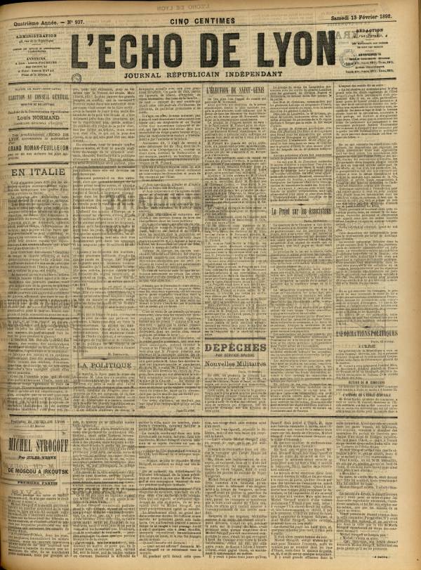 
						Affichage en mode lecture de la page
					