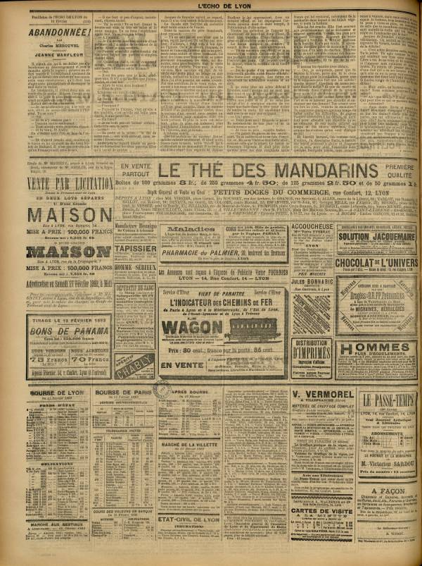 
						Affichage en mode lecture de la page
					