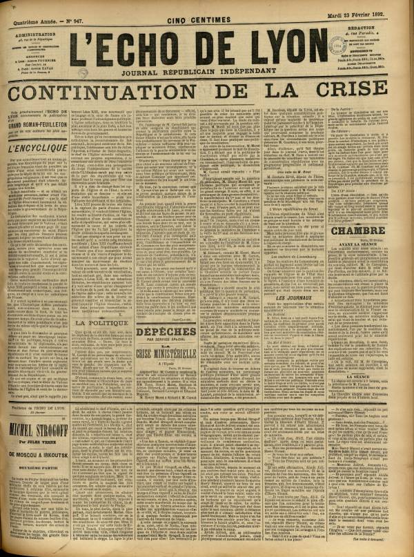 
						Affichage en mode lecture de la page
					