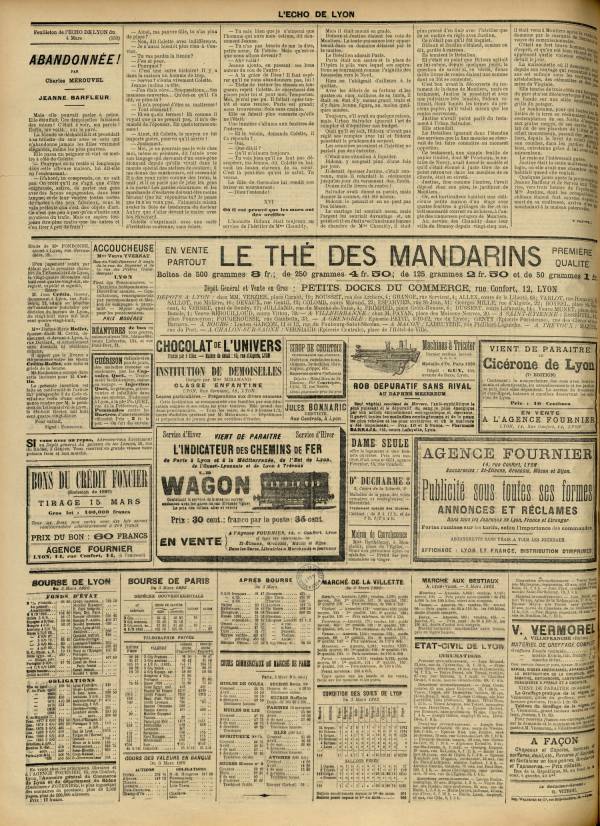 
						Affichage en mode lecture de la page
					