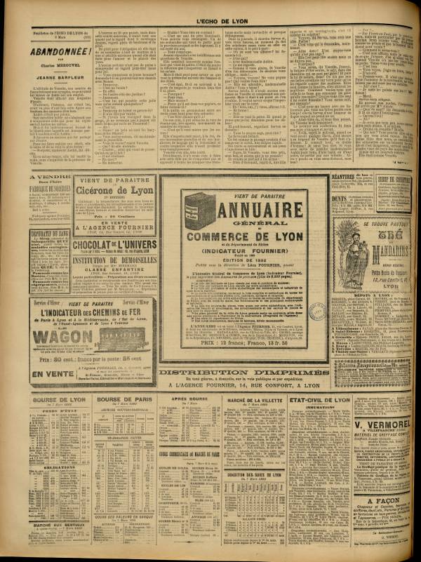 
						Affichage en mode lecture de la page
					