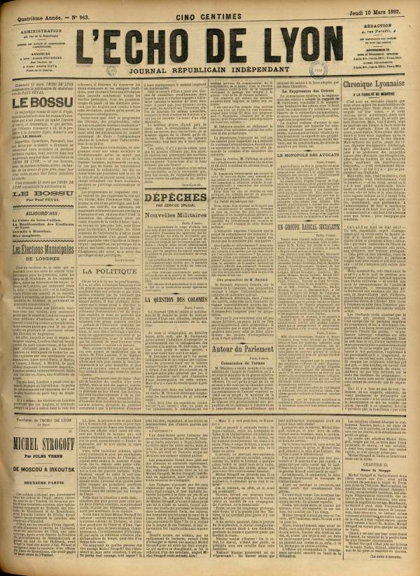 
						Affichage en mode lecture de la page
					
