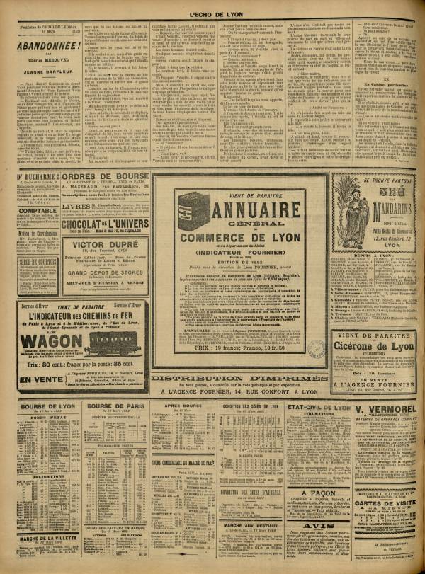 
						Affichage en mode lecture de la page
					