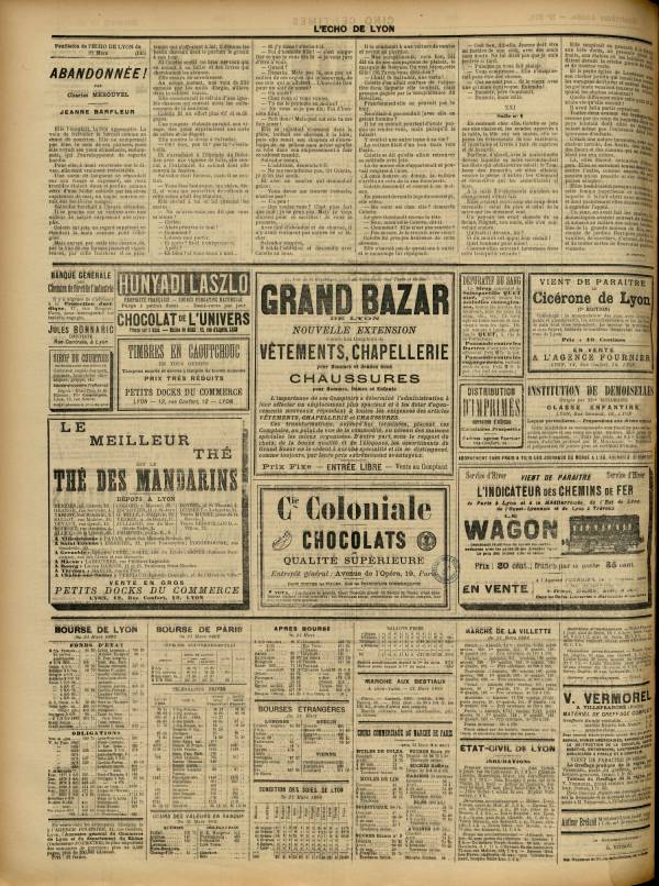 
						Affichage en mode lecture de la page
					