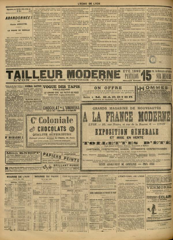 
						Affichage en mode lecture de la page
					
