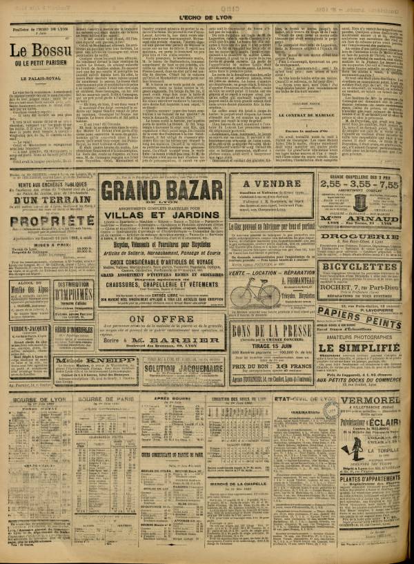 
						Affichage en mode lecture de la page
					